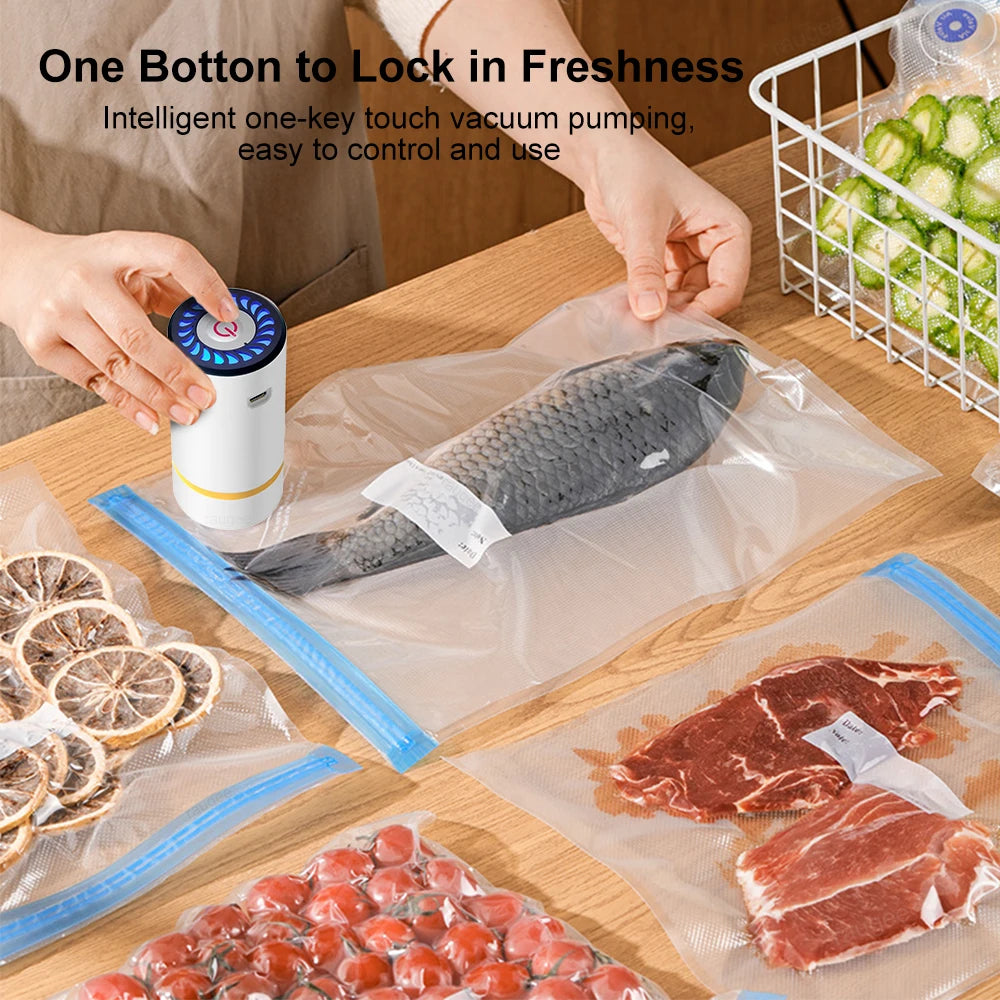 Sachets alimentaires sous vide réutilisables